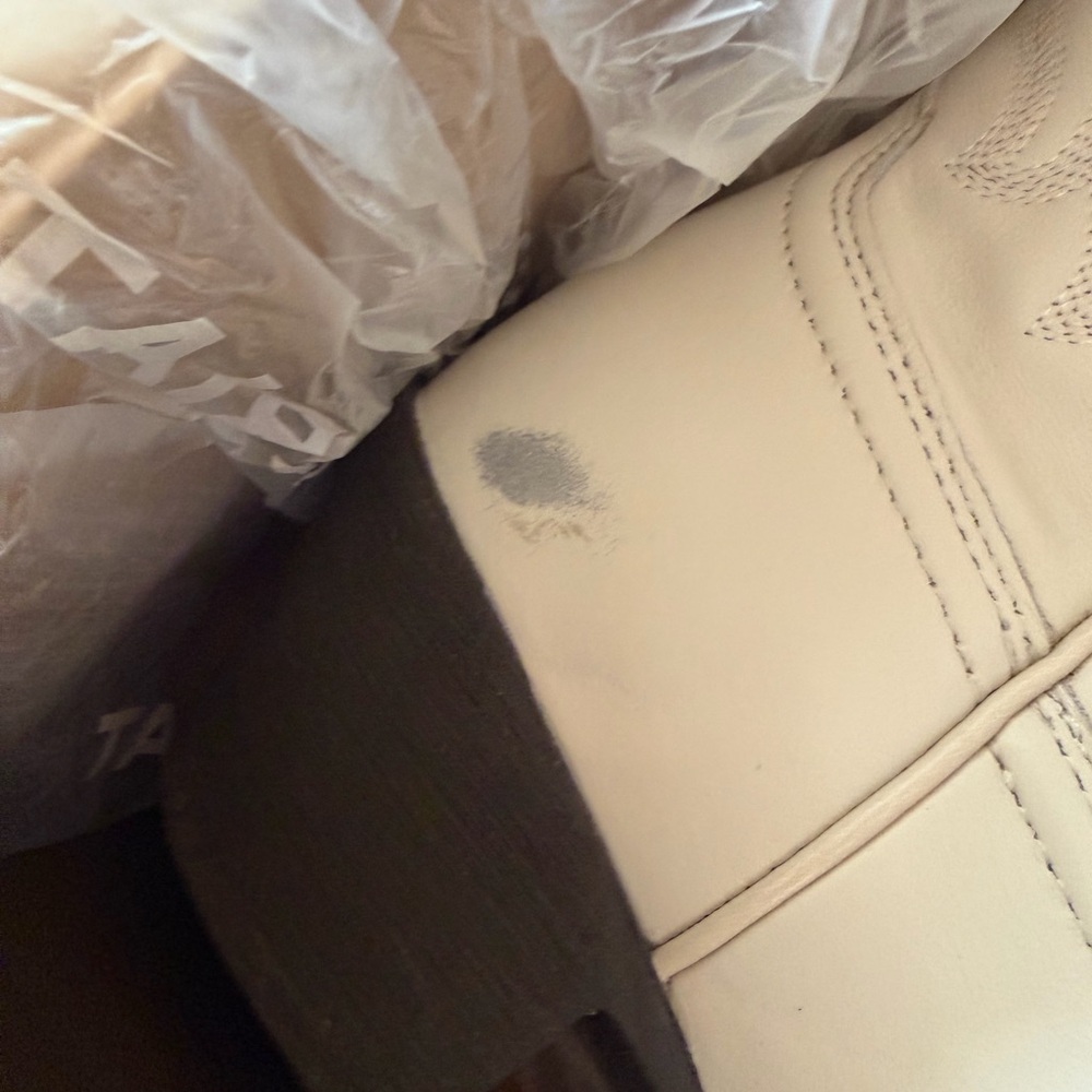 ARIAT Heritage J Toe Stretchfit EUC White Western Cowboy Boots 8.5 - Picture 8 of 10
